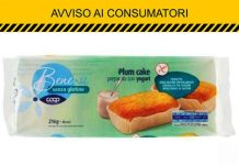 La Coop ritira dai negozi plum cake senza glutine. Motivo? C’è il glutine…