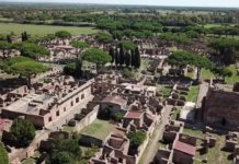 Ostia Antica sospesa tra mare e cielo e un lago di acqua dolce. Le nuove scoperte