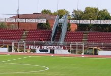 A Pontedera, in Toscana, il primo stadio al mondo con seggiolini in plastica riciclata.