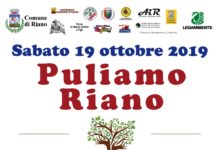Riano: sabato 19 ottobre l’iniziativa “Puliamo Riano”. Tutte le info per partecipare.