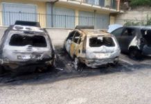 Capena: a fuoco la scorsa notte tre automobili. Indagini in corso.