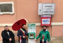 Morlupo: installato il primo defibrillatore pubblico in piazza Armando Diaz.