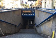 Roma: chiusa la stazione Policlinico della Metro B per un guasto alle scale mobili.