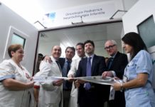 Roma: inaugurato questa mattina al Gemelli il nuovo reparto di oncologia pediatrica.