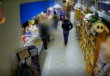 Rapina il bar dell’area di servizio “Salaria Ovest” con una scacciacani, arrestato. Il video.