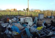 Ladispoli: sequestrata una discarica abusiva di oltre 700 metri cubi di rifiuti.