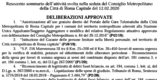Magliano Romano/Discarica: consiglio Roma Città Metropolitana vota mozione su tutela territorio.