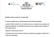 Roma: il bollettino medico odierno diramato ora dall’ospedale Spallanzani.