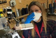 Gallipoli: sarta realizza e regala mille mascherine lavorando giorno e notte.