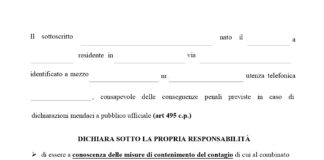 Autocertificazione: cambia il modulo. Ecco il link per scaricare quello nuovo, in vigore da oggi.
