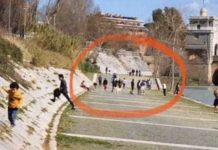 Roma: a Ponte Milvio stamattina sponde del Tevere affollate di persone. L’ira di Burioni.