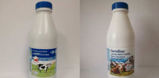 Carrefour, ritirati dal mercato lotti di bottiglie di latte. Conterrebbero pezzi di plastica.