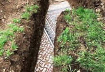 Sotto le vigne della Valpolicella scoperti gli splendidi pavimenti di un’antica villa romana.