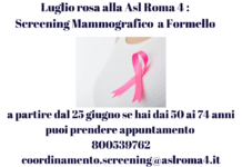 ASL RM 4: “Luglio in rosa”, ripartono gli screening mammografici a Formello.