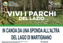 Sabato 18 e domenica 19 luglio escursione in canoa al Lago di Martignano. Il programma.