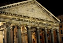 Roma: inaugurata la nuova illuminazione del Pantheon.