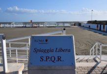 Ostia: inaugurata la nuova spiaggia libera “S.P.Q.R.”