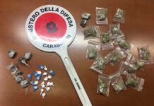 Droga: Blitz nella piazza di spaccio. 5 arresti.