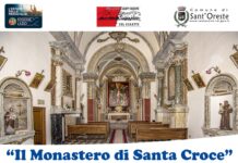 Sant’Oreste: domenica 23 maggio visita guidata al Monastero di Santa Croce.