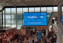 Aeroporto Fiumicino: inaugurato l’Hub vaccinale “Vax&Go”.