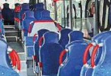 Rivestimento anti-covid su venti pullman Cotral.