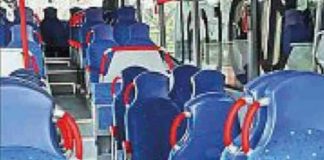 Rivestimento anti-covid su venti pullman Cotral.