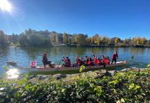 Gli indomiti Dragoni di Ponzano sul podio nella gara all’Eur.