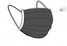 La mascherina che cambia colore quando non filtra più.