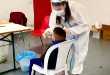 Comuni/scuola: nel week end test rapidi per 2.400 persone, 28 positivi. Adesione al 50%.