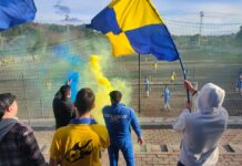 Il giallo e il blu del Faleria Il giallo e il blu, i colori del Faleria e dei suoi ultrà