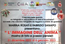 Fabrizio, Marina e la loro “Immagine dell’anima” Locandina Mostra "L'immagine dell'anima"