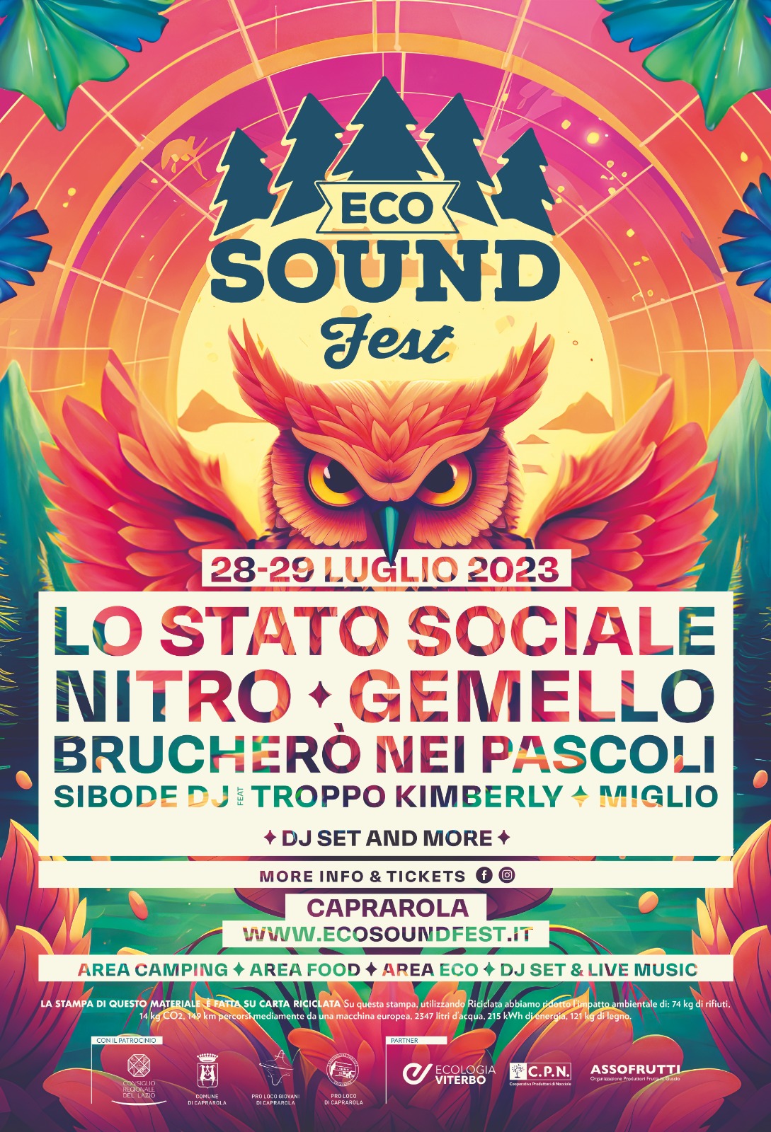 Il programma dell'Eco Sound Fest