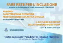 Autismo e disturbo da deficit, fino al 30 ottobre a Rignano Flaminio