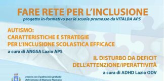 Autismo e disturbo da deficit, fino al 30 ottobre a Rignano Flaminio